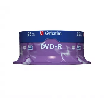 Verbatim VB-DPR47S2A, DVD+R, 120 mm, Spindle, 25 pc(s), 4.7 GB