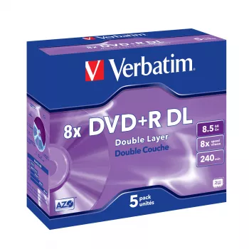 DVD+R DL Verbatim VB-DPD55JC 8.5 GB 5 pcs
