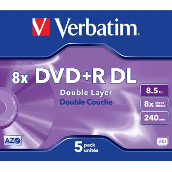 DVD+R DL Verbatim VB-DPD55JC 8.5 GB 5 pcs