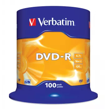 Verbatim DVD-R Matt Silver 4.7 GB 100 pc(s)