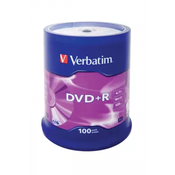 Verbatim DVD+R Matt Silver 4.7 GB 100 pc(s)