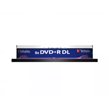 Verbatim VB-DPD55S1, DVD+R DL, 120 mm, Spindle, 10 pc(s), 8.5 GB