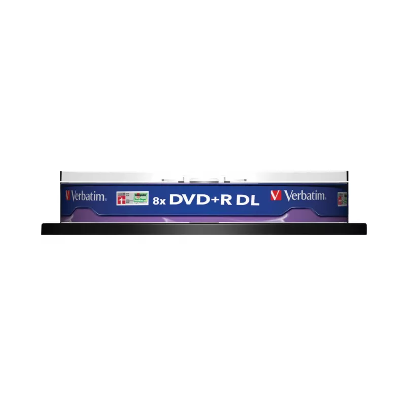 Verbatim VB-DPD55S1, DVD+R DL, 120 mm, Spindle, 10 pc(s), 8.5 GB