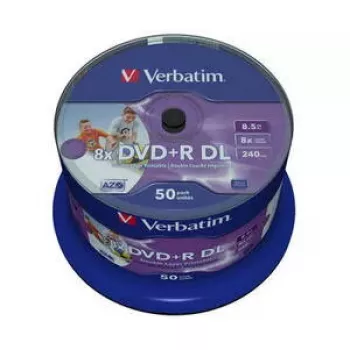 DVD+R Double Layer Wide Inkjet Printable Verbatim 43703