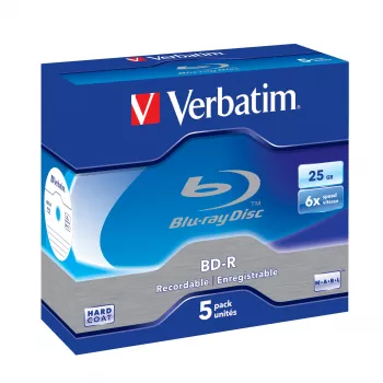 Verbatim 43715 blank Blu-Ray disc BD-R 25 GB 5 pc(s)