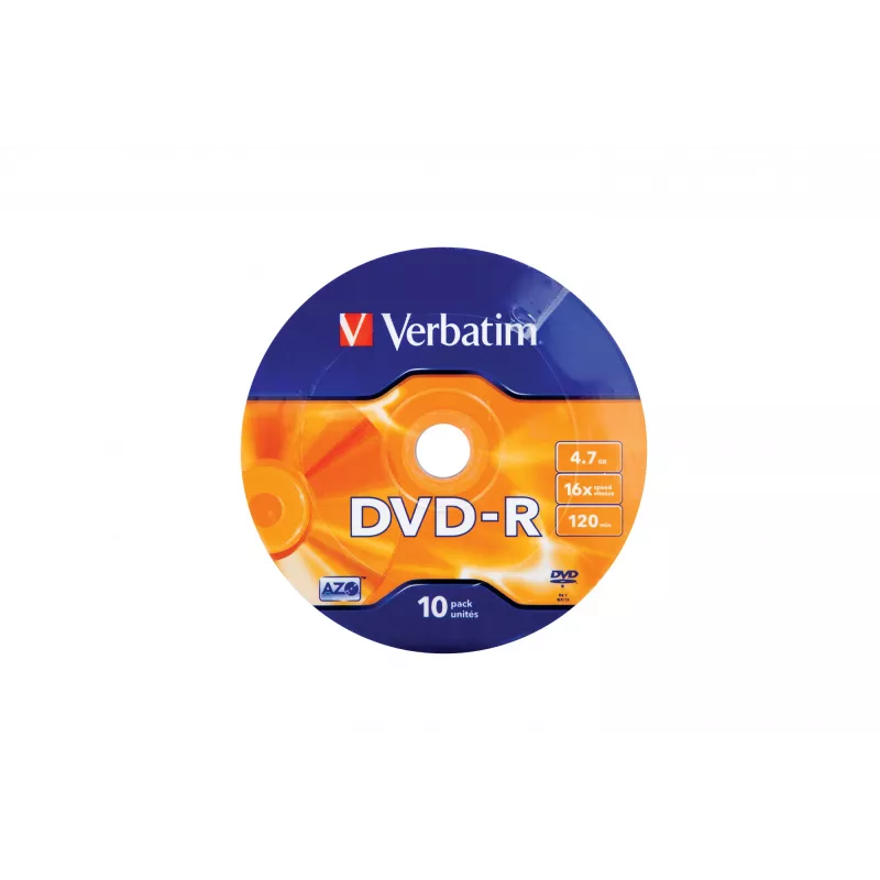 Verbatim DVD-R Matt Silver 16x 4.7 GB 10 pc(s)