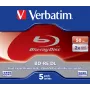 Verbatim BD-RE DL 50GB 2 x 5 Pack Jewel Case 5 pc(s)