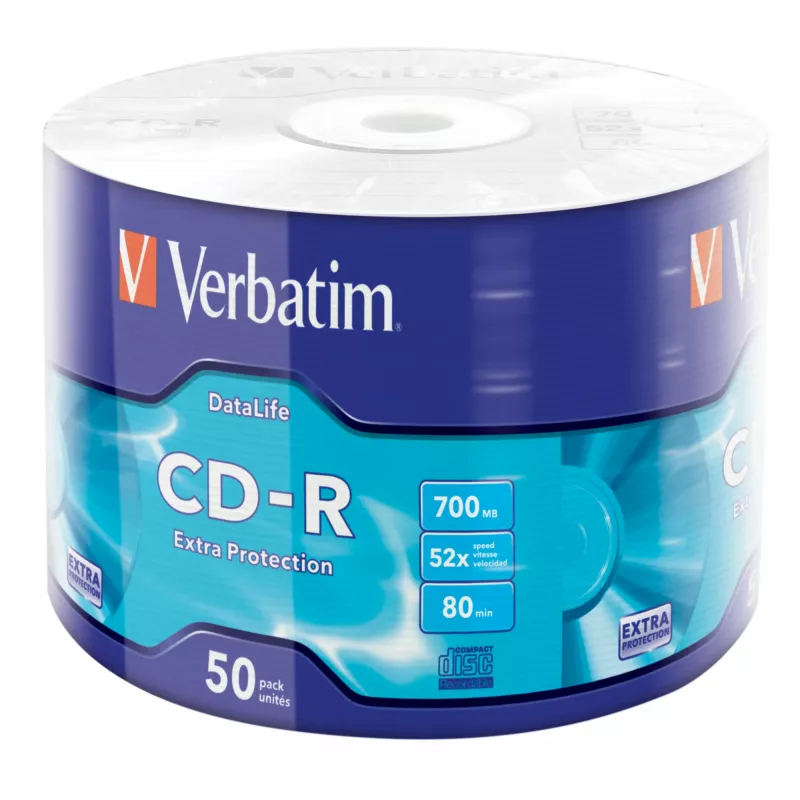 Verbatim CD-R Extra Protection 700 MB 52x 50 pc(s)