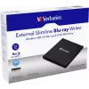 External Slimline Optical Disc Drive Blu-Ray RW Verbatim 43890