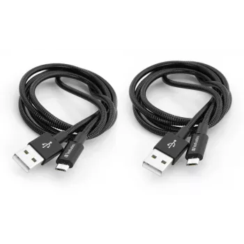 Verbatim 48874 USB cable USB 3.2 Gen 1 (3.1 Gen 1) 1 m Micro-USB A USB A Black