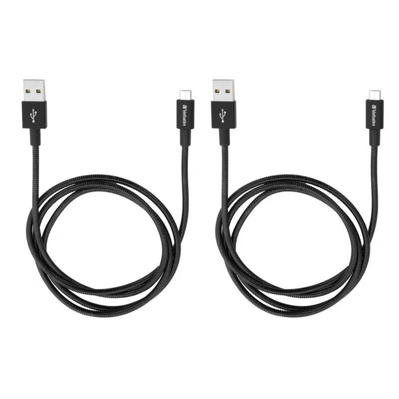 Verbatim 48874 USB cable USB 3.2 Gen 1 (3.1 Gen 1) 1 m Micro-USB A USB A Black
