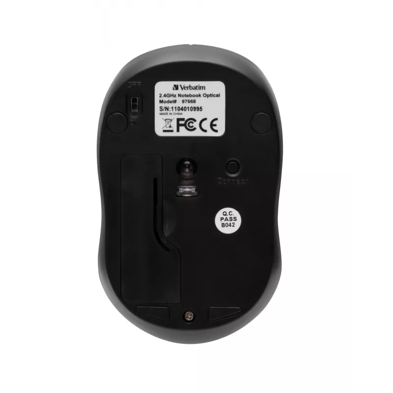 Verbatim Go Nano mouse Office RF Wireless 1600 DPI