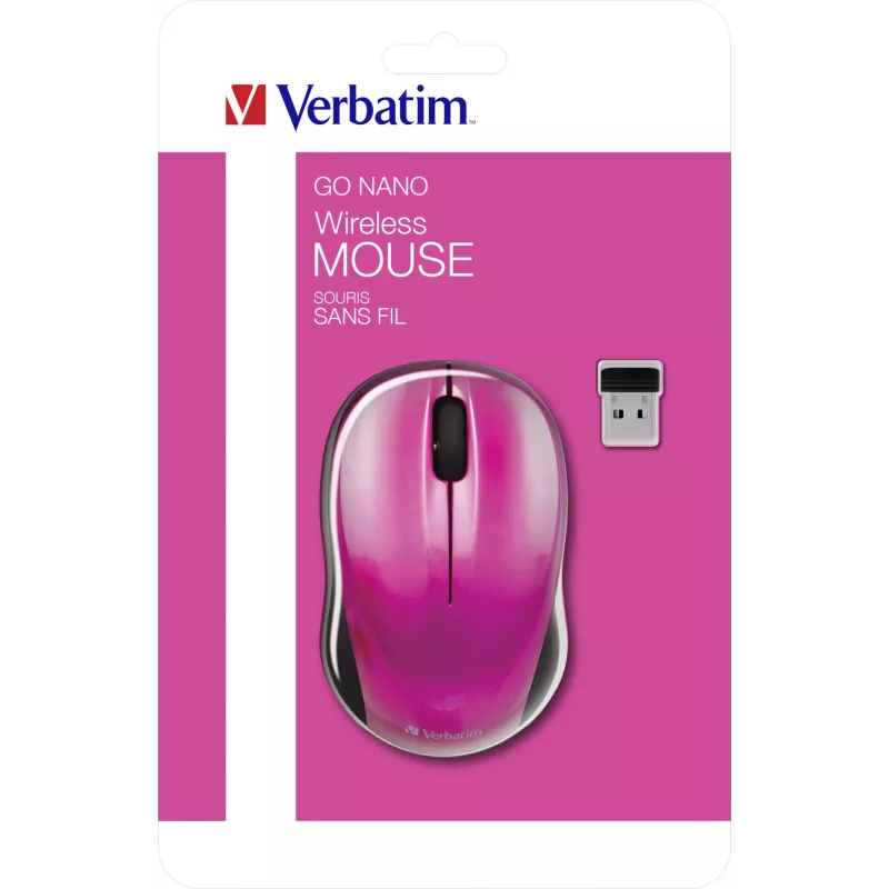 Verbatim Go Nano mouse Office RF Wireless 1600 DPI