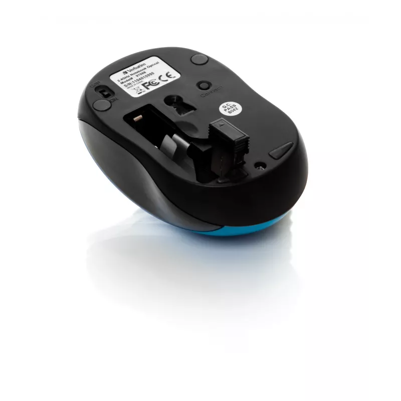 Verbatim Go Nano mouse Ambidextrous RF Wireless 1600 DPI