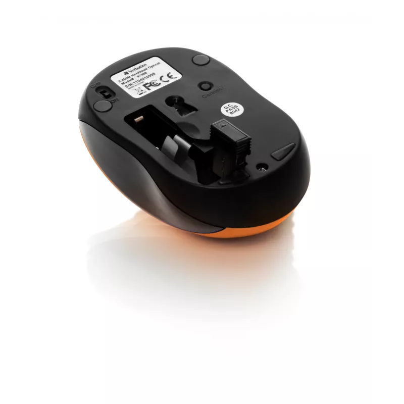 Verbatim Go Nano mouse Office Ambidextrous RF Wireless 1600 DPI