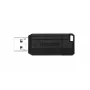 Verbatim PinStripe - USB Drive 32 GB - Black, 32 GB, USB Type-A, 2.0, 10 MB/s, Slide, Black