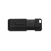 Verbatim PinStripe - USB Drive 64 GB - Black, 64 GB, USB Type-A, 2.0, 10 MB/s, Slide, Black