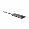 Verbatim 49142 laptop dock/port replicator USB 3.2 Gen 1 (3.1 Gen 1) Type-C Black, Silver