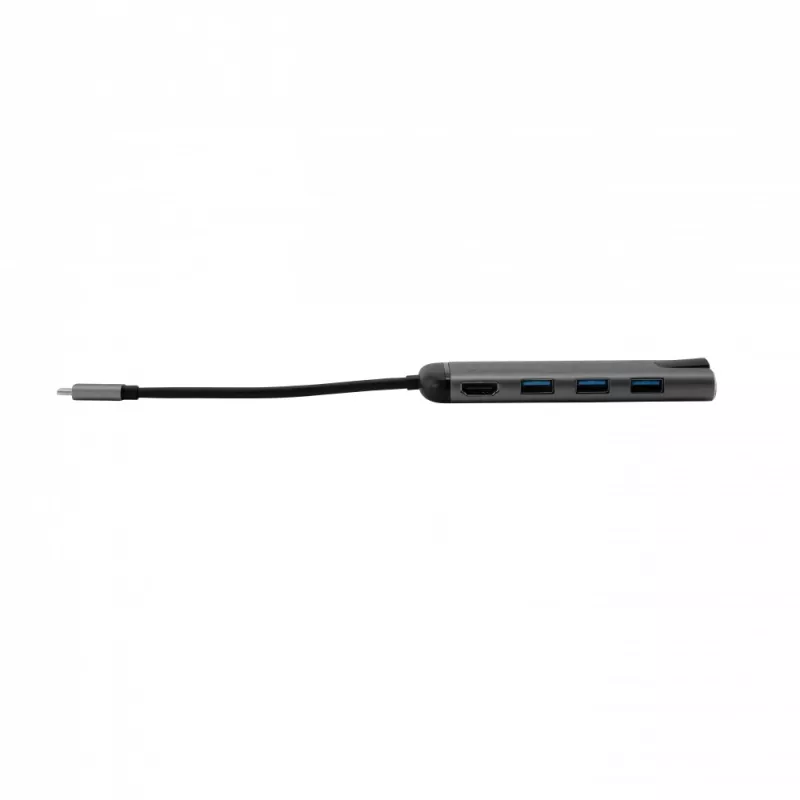 Verbatim 49142 laptop dock/port replicator USB 3.2 Gen 1 (3.1 Gen 1) Type-C Black, Silver