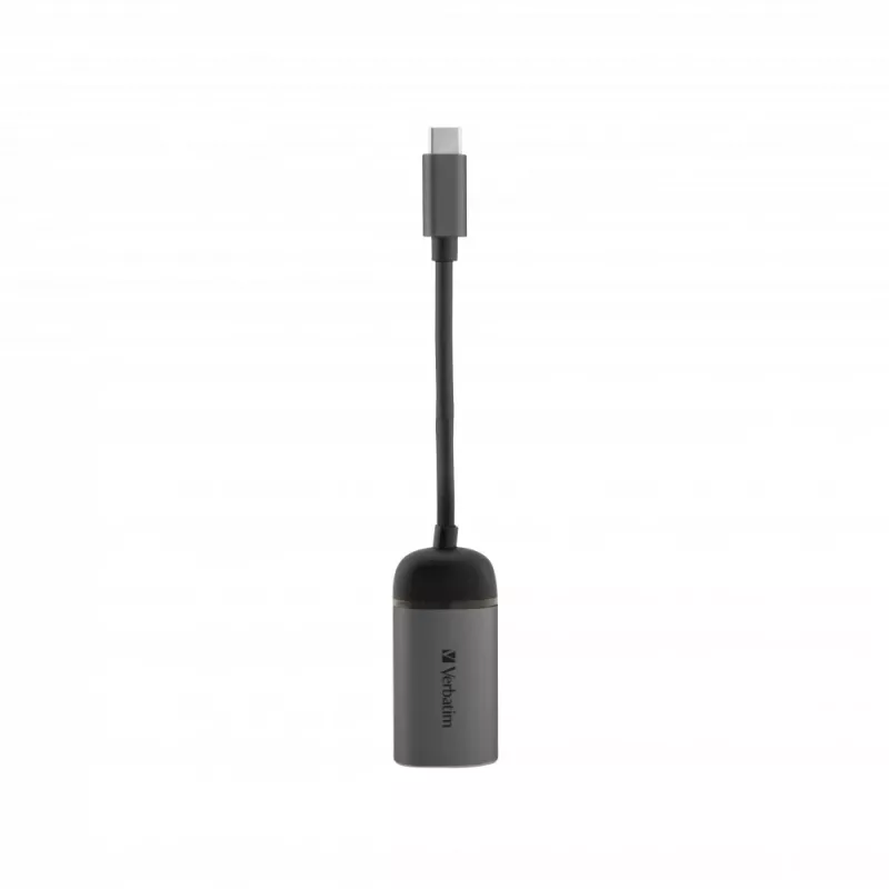 Verbatim 49146 laptop dock/port replicator USB 3.2 Gen 1 (3.1 Gen 1) Type-C Black, Silver