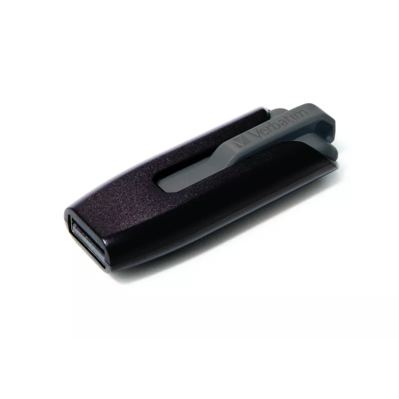 Verbatim V3 - USB 3.0 Drive 256 GB - Black, 256 GB, USB Type-A, 3.2 Gen 1 (3.1 Gen 1), Slide, 10 g, Black