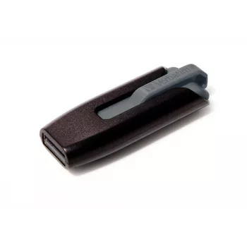 Verbatim V3 - USB 3.0 Drive 64 GB - Black, 64 GB, USB Type-A, 3.2 Gen 1 (3.1 Gen 1), Capless, Black, Grey