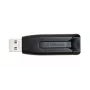 Verbatim V3 - USB 3.0 Drive 128 GB - Black, 128 GB, USB Type-A, 3.2 Gen 1 (3.1 Gen 1), 80 MB/s, Slide, Black