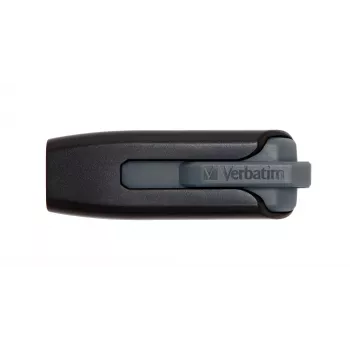 Verbatim V3 - USB 3.0 Drive 128 GB - Black, 128 GB, USB Type-A, 3.2 Gen 1 (3.1 Gen 1), 80 MB/s, Slide, Black