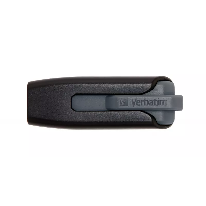 Verbatim V3 - USB 3.0 Drive 128 GB - Black, 128 GB, USB Type-A, 3.2 Gen 1 (3.1 Gen 1), 80 MB/s, Slide, Black