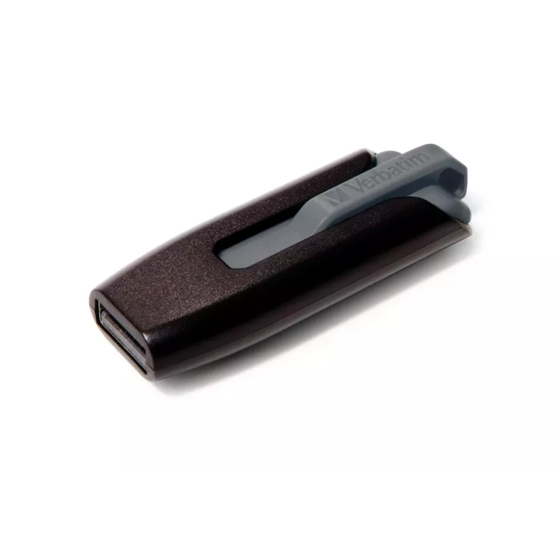 Verbatim V3 - USB 3.0 Drive 128 GB - Black, 128 GB, USB Type-A, 3.2 Gen 1 (3.1 Gen 1), 80 MB/s, Slide, Black