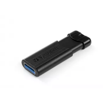 Verbatim PinStripe 3.0 - USB 3.0 Drive 32 GB  - Black, 32 GB, USB Type-A, 3.2 Gen 1 (3.1 Gen 1), Slide, 7 g, Black