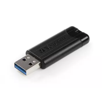 Verbatim PinStripe 3.0 - USB 3.0 Drive 32 GB  - Black, 32 GB, USB Type-A, 3.2 Gen 1 (3.1 Gen 1), Slide, 7 g, Black
