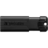Verbatim PinStripe 3.0 - USB 3.0 Drive 256GB  - Black, 256 GB, USB Type-A, 3.2 Gen 1 (3.1 Gen 1), Slide, 7 g, Black