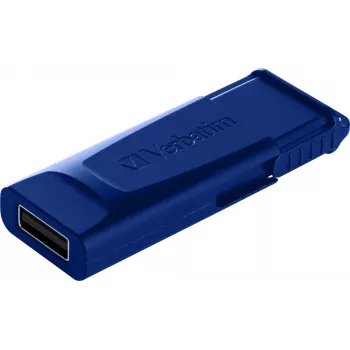 Verbatim Slider - USB Drive - 2x32 GB - Blue/Red, 32 GB, USB Type-A, 2.0, Slide, 8 g, Blue, Red