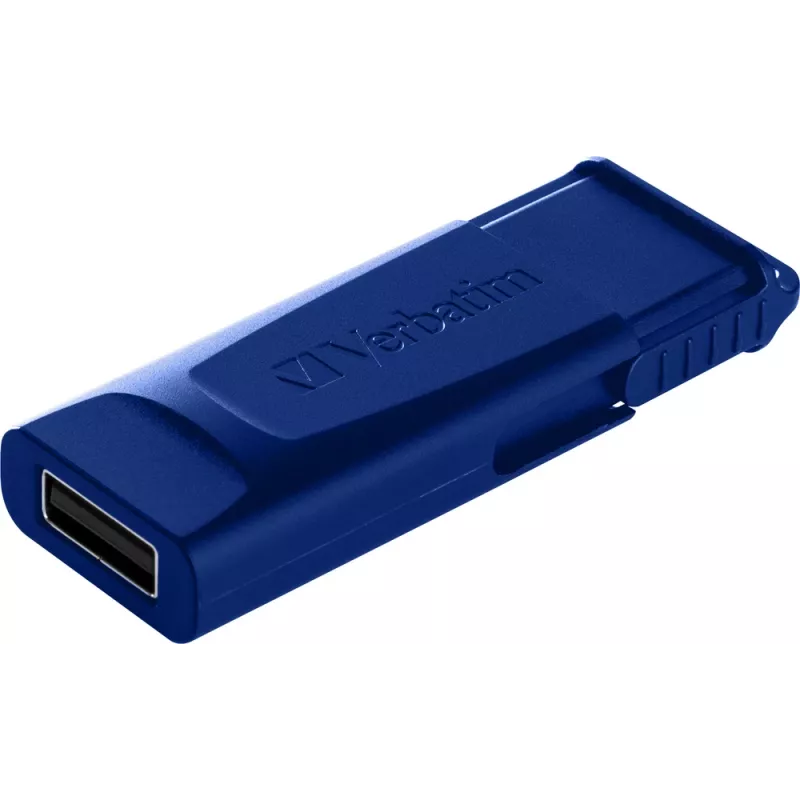 Verbatim Slider - USB Drive - 2x32 GB - Blue/Red, 32 GB, USB Type-A, 2.0, Slide, 8 g, Blue, Red