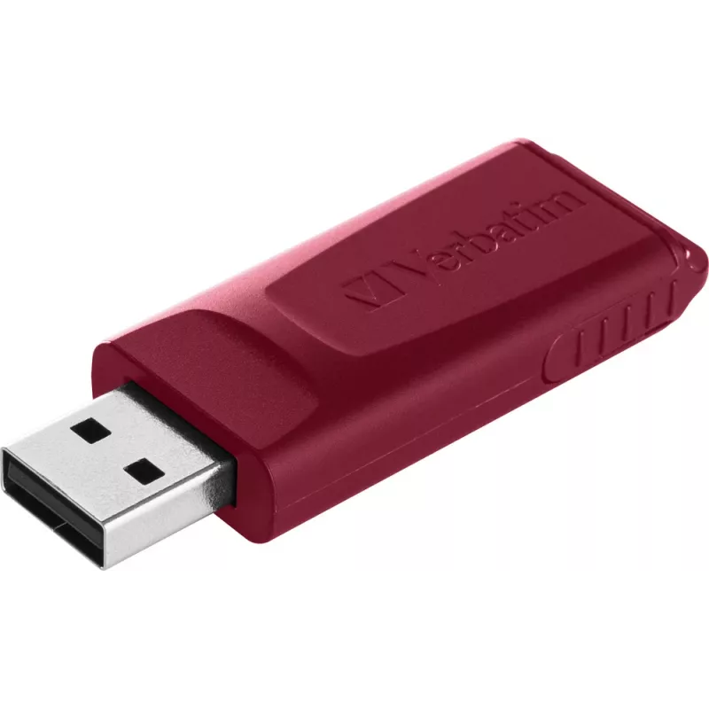 Verbatim Slider - USB Drive - 2x32 GB - Blue/Red, 32 GB, USB Type-A, 2.0, Slide, 8 g, Blue, Red
