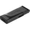 Verbatim Slider - USB Drive 128GB - Black, 128 GB, 2.0, Slide, 8 g, Black