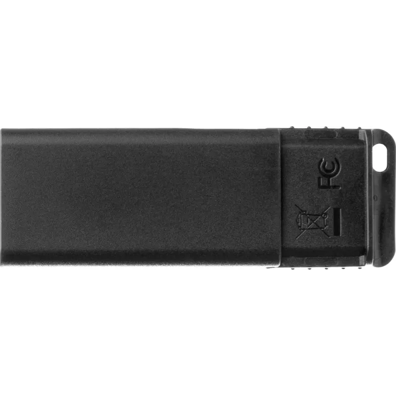 Verbatim Slider - USB Drive 128GB - Black, 128 GB, 2.0, Slide, 8 g, Black