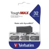 Verbatim ToughMAX - USB Drive 32 GB - Black, 32 GB, USB Type-A, 2.0, Cap, 7 g, Black