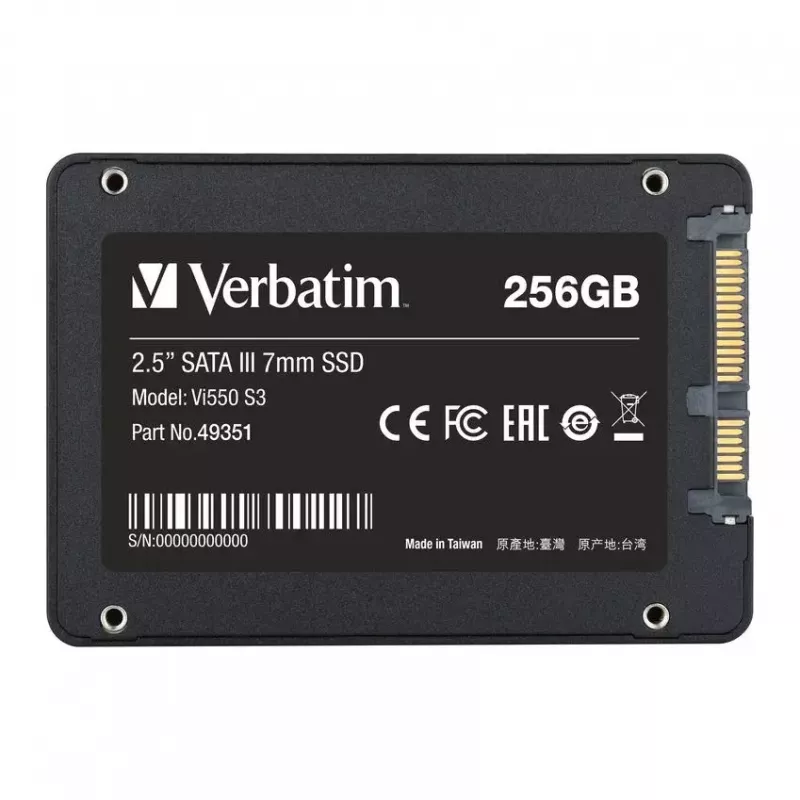 SSD disk Verbatim 256GB 2.5 inch SATA Vi550 S3