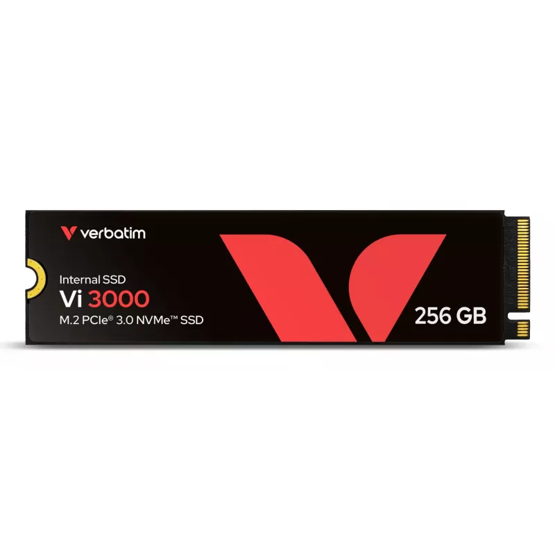 Verbatim Vi3000 PCIe NVMe M.2 SSD 256GB, 256 GB, M.2, 3100 MB/s