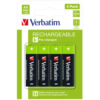 Verbatim 49517 household battery Rechargeable battery AA Nickel-Metal Hydride (NiMH)