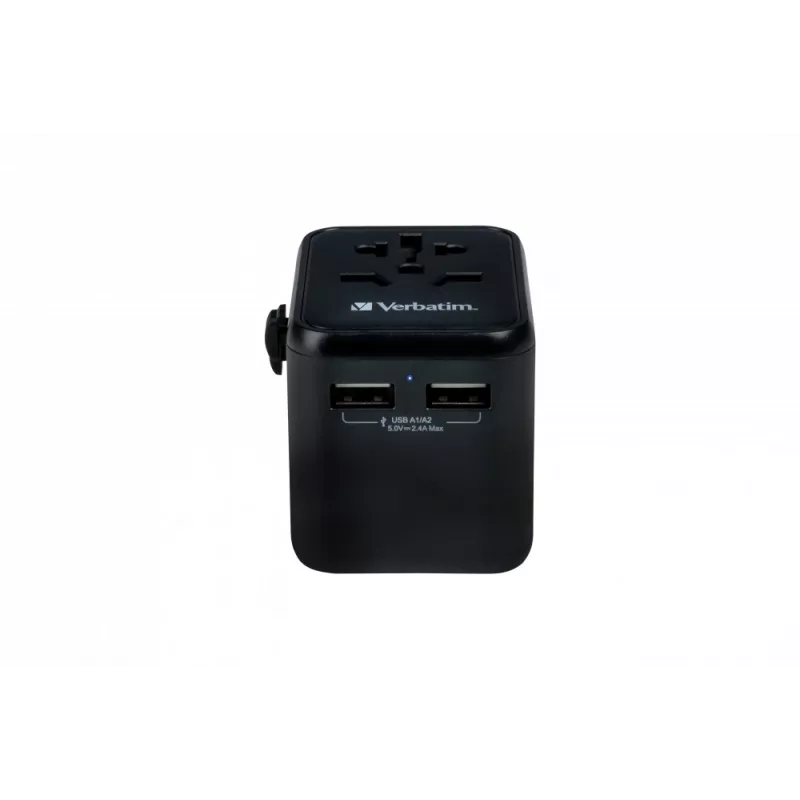 Verbatim 49543 power plug adapter Universal Black
