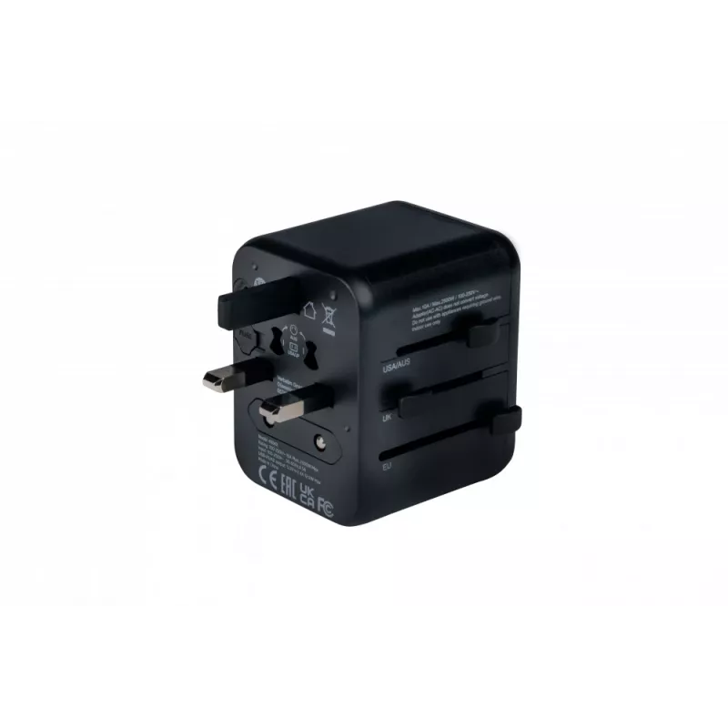 Verbatim 49543 power plug adapter Universal Black