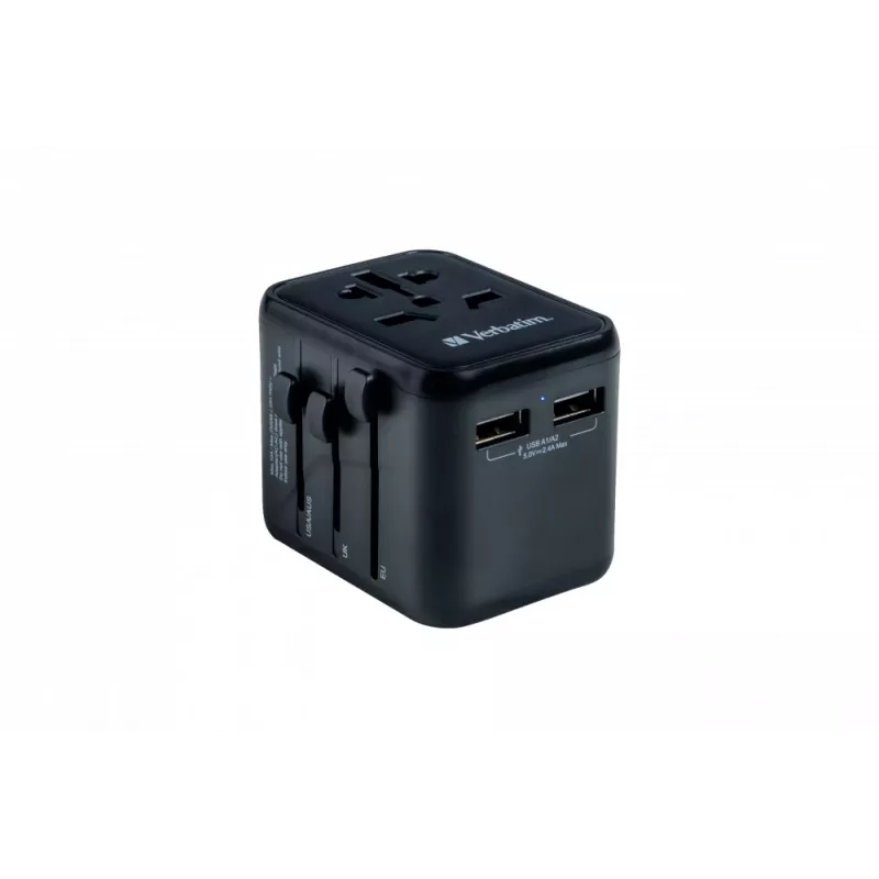 Verbatim 49543 power plug adapter Universal Black