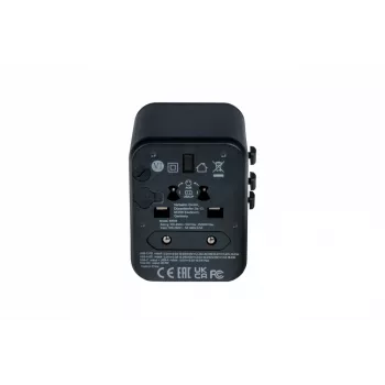 Verbatim 49544 power plug adapter Universal Black