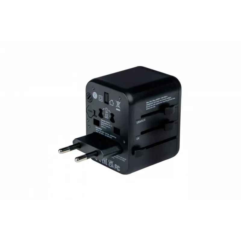 Verbatim 49544 power plug adapter Universal Black