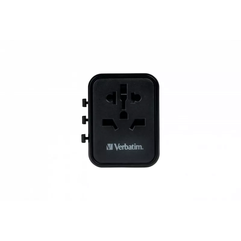 Verbatim 49544 power plug adapter Universal Black