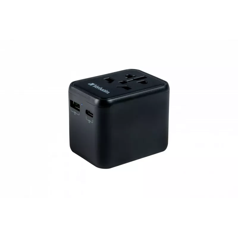 Verbatim 49544 power plug adapter Universal Black