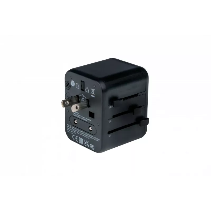 Verbatim 49544 power plug adapter Universal Black